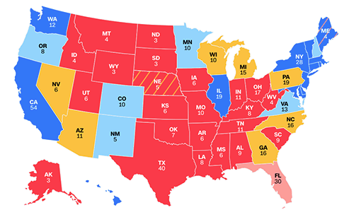 米大統領選2024トランプ次期大統領、勝利の背景複数の場所で細かく得票を増やした - BBCニュース
