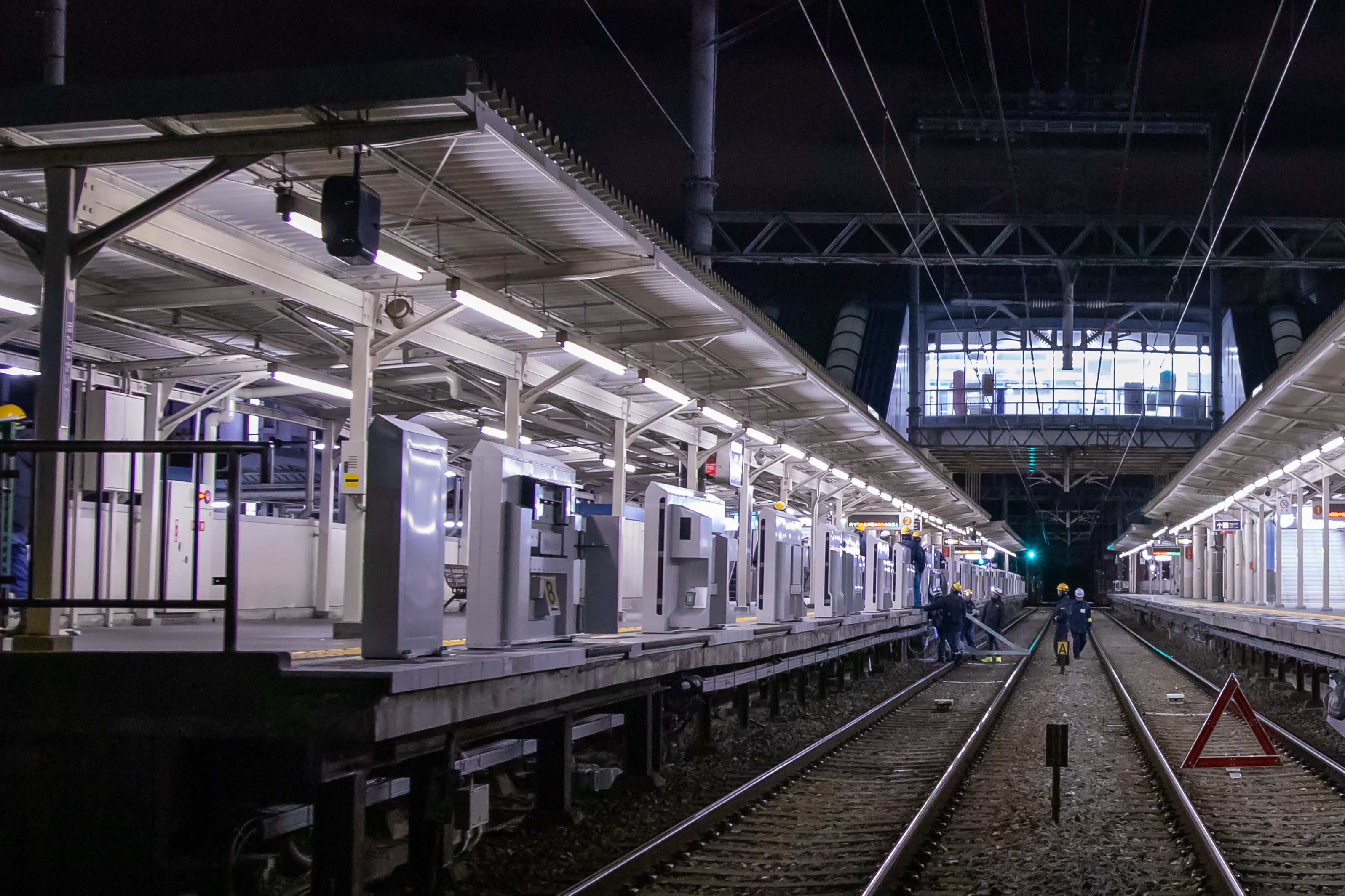 阪急春日野道駅でホームドア設置工事を取材！ラジオ関西 AM558 FM91.1