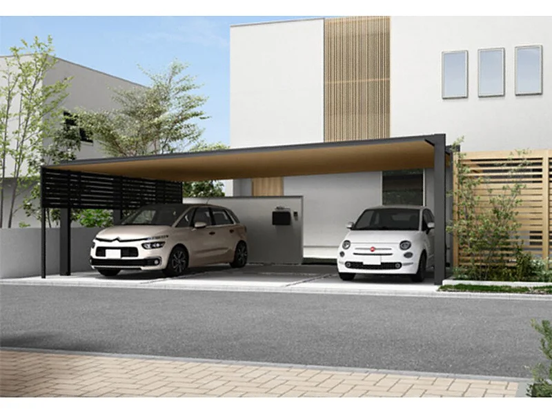 正規 LIXIL木製調 カーポートSC1台用 カーポートを値引50%工事販売 - 東京神奈川千葉埼玉茨城