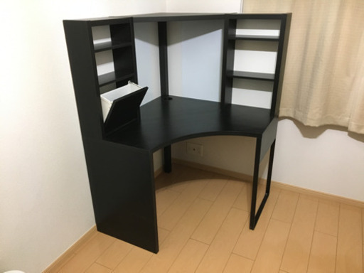楽天市場NEW IKEAイケアMICKE ミッケコーナーワークステーション, ブラックブラウン303.542.74 : 日本オアシス株式会社