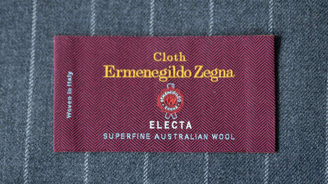 エルメネジルドゼニア オーダースーツ出来上がりのご紹介Vita Design