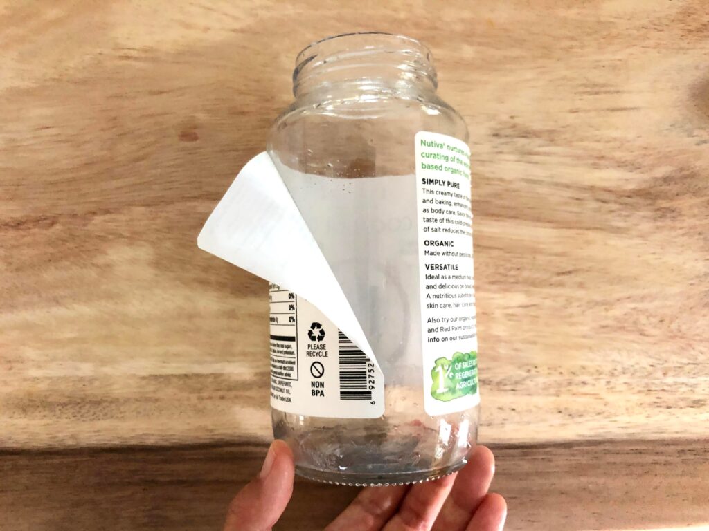 瓶のラベルをきれいにはがす裏技