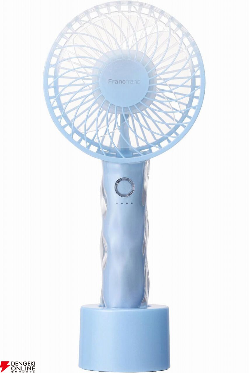 フランフランの新作小型扇風機「フレ スマートハンディファン」スマホのサイズ感＆6通りの風量調整 - ファッションプレス