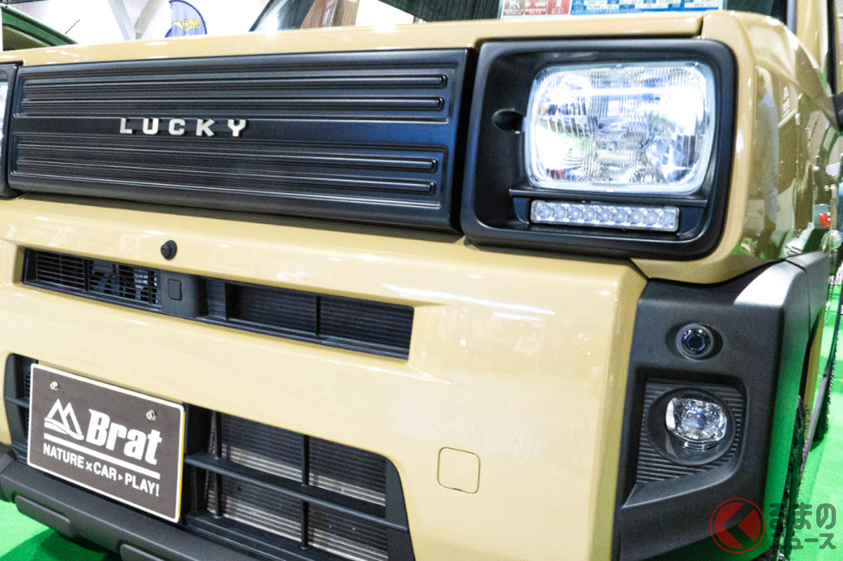 バネやショックで上げるのではなく、純正サスのまま4インチアップ