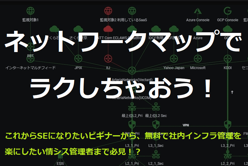ネットワークマップとインベントリ一覧Checkmk – ジュピターテクノロジー株式会社
