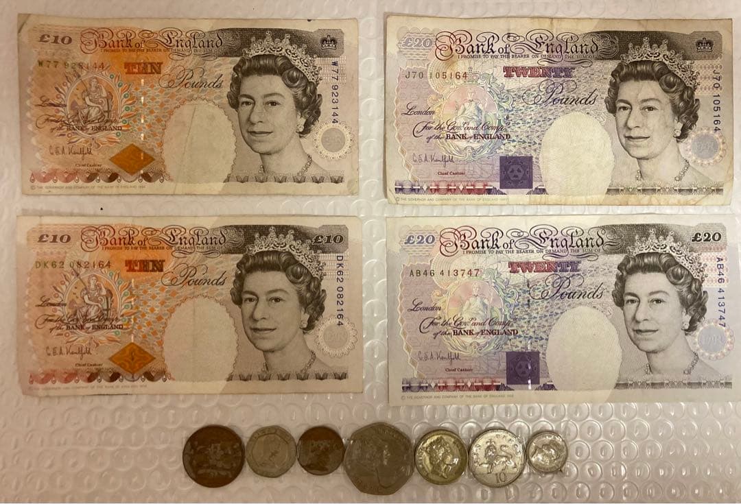 イギリス ポンド 旧紙幣 旧硬貨 スコットランド銀行