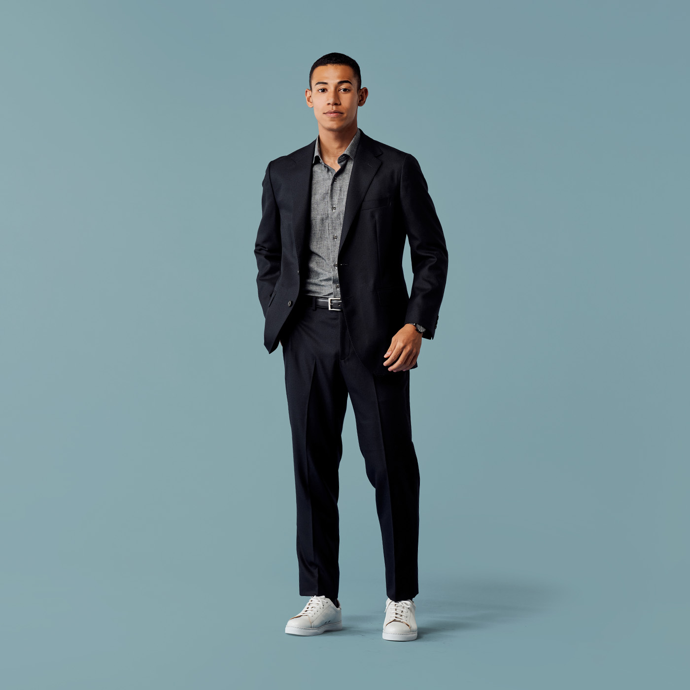 ジャケット メンズ 長袖 ネイビー 家庭洗濯可能 イージーケア ラッピング不可 SHIRT HOUSE シャツハウス公式 YAMAKIオンラインショップ <<ワイシャツの山喜>>