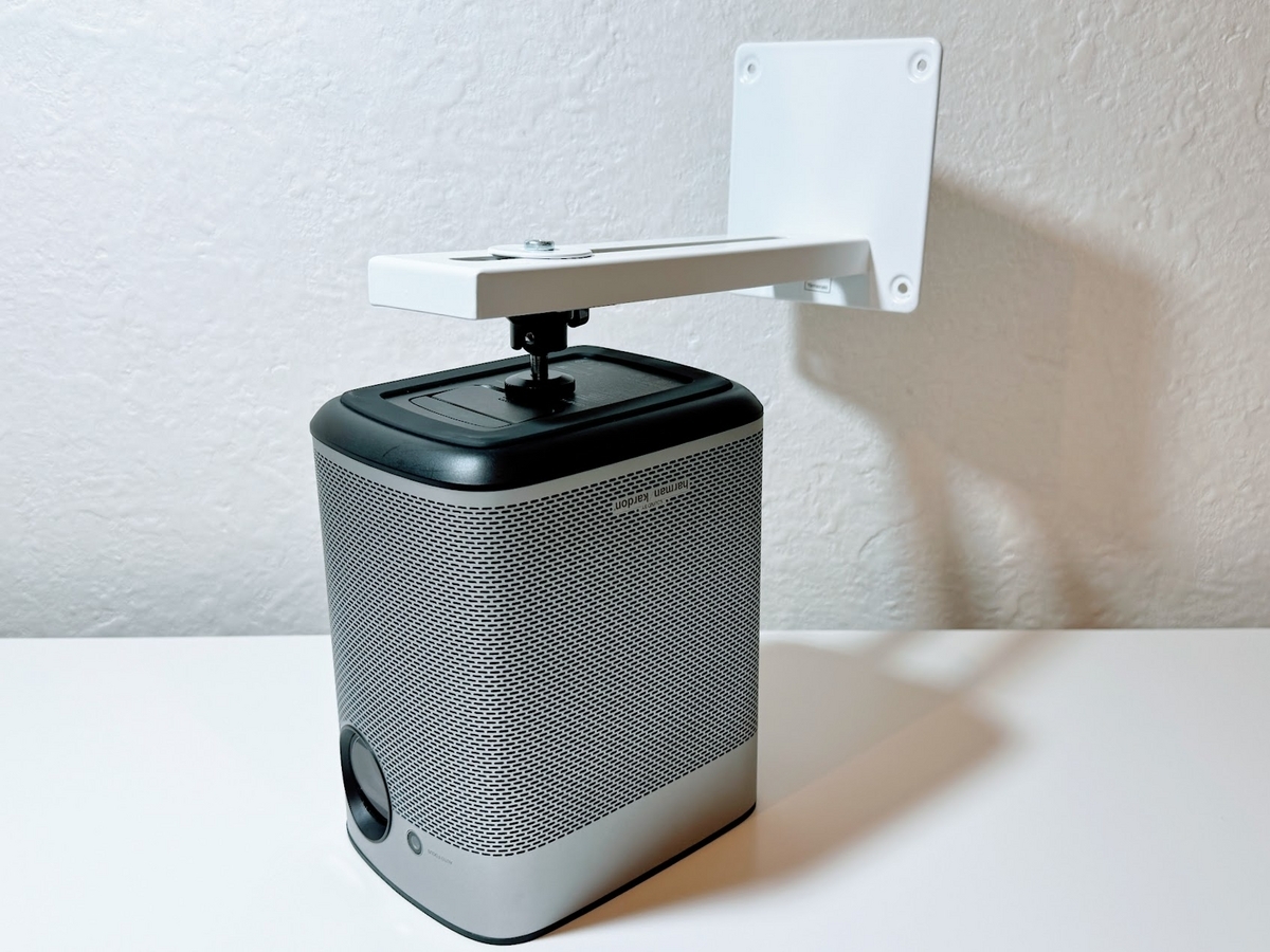 DR.Jのプロジェクターを天井に点吊設置する穴あけ不要DIY方法