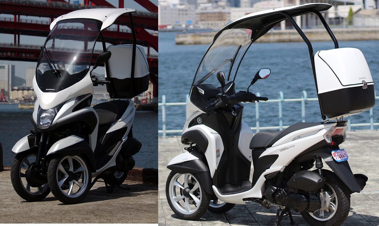 SLR ルーフキット帝都産業株式会社 ヤマハトリシティ 屋根 ルーフ 屋根付きバイク