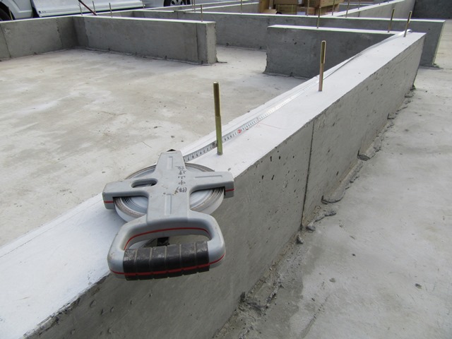 基礎工事 墨出し✨山﨑工業