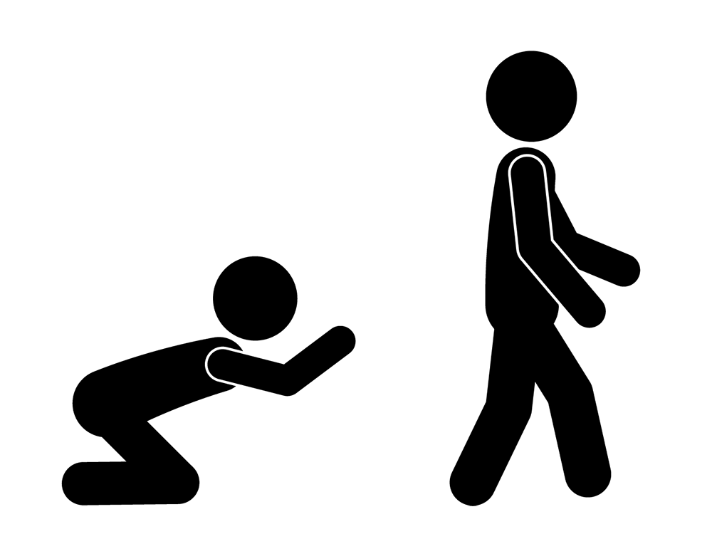 無料イラストネクタイをしたサラリーマンのピクトグラムパブリックドメインQ：著作権フリー画像素材集