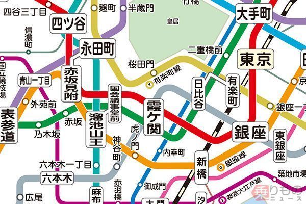 東京メトロ銀座線･丸ノ内線 動く路線図で開業からの歴史･変遷をビジュアル化