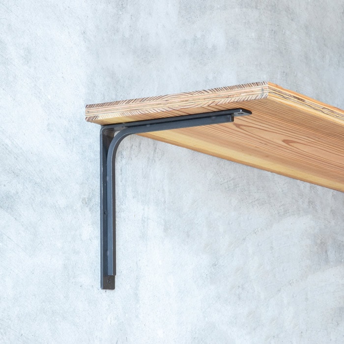 カウンターブラケット 200×250 ブラック オリジナル家具・金物の上手工作所棚受け