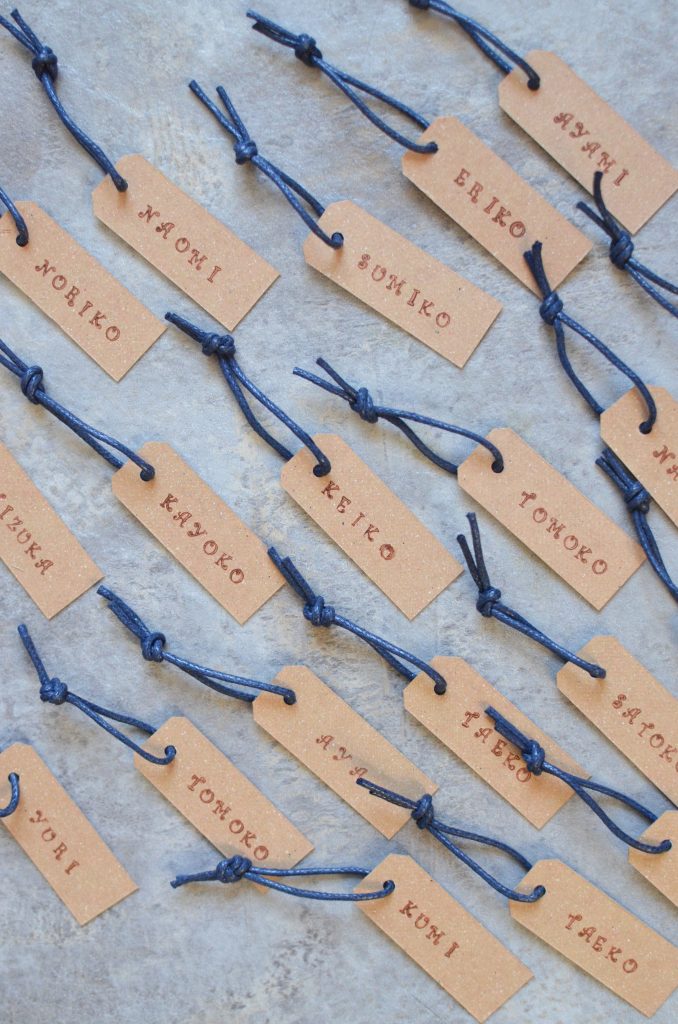 紙の切れ端を使い切ってみた！和風タグ
