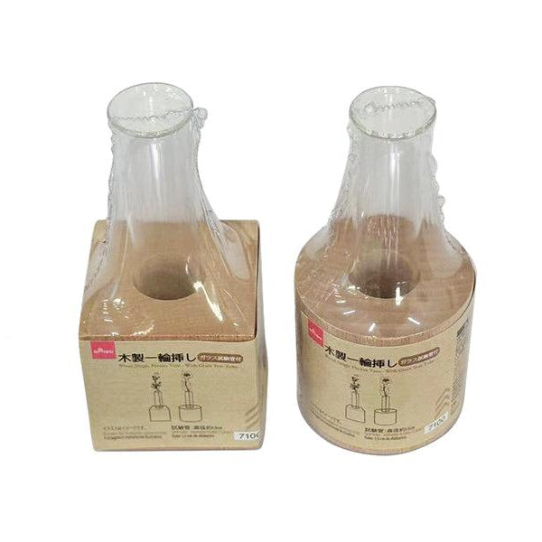 植物 DIYで試験管立てを自作！観葉植物や花を飾る！ダイソー！グリーンインテリア！ASMR♪作業音♪レザークラフトも少し