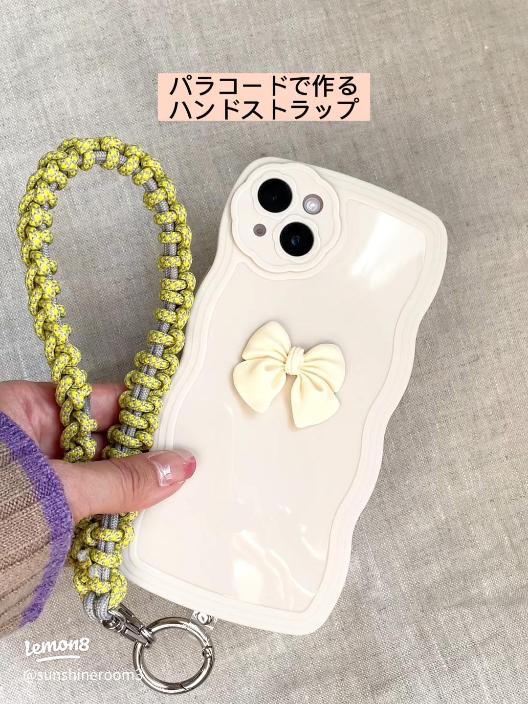 スマホショルダーストラップ パラコード・フラワーネックストラップ amitiku 通販 13899940Creema クリーマ