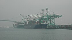 今治造船丸亀事業本部 EVERGREEN向け 11,000TEU 6番船 : 造船・船舶の画像2