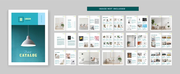 製品カタログテンプレートイラストテンプレート素材PSDダウンロード