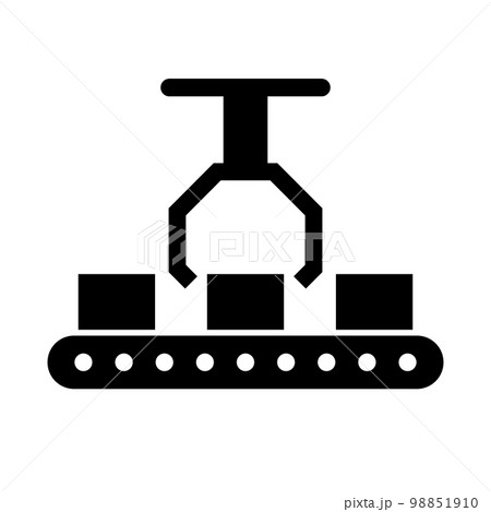 産業用ロボットの絵文字アイコン。自動化と製造のシンボル。工業機械のフラットベクターイラスト。」のベクター画像素材 ロイヤリティフリー1511794754Shutterstock