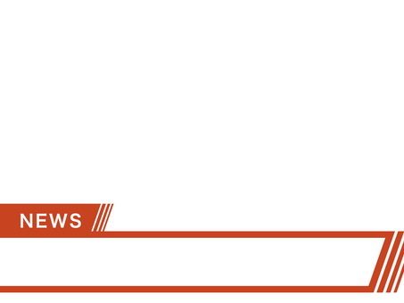 ニュース速報画面 テロップのみイラスト