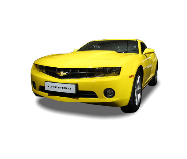 シボレー カマロを赤からレモンピールに全塗装をしました。全塗装専門工場ボーラーズ