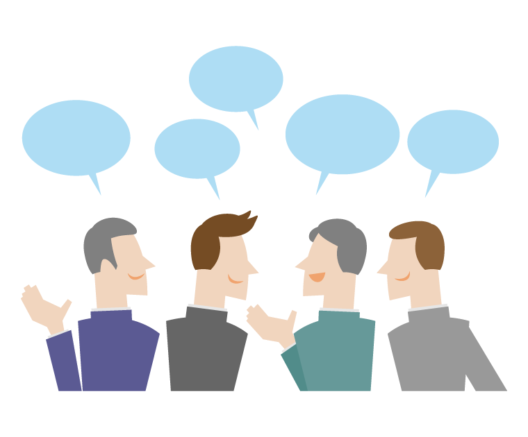 ミーティングのイラスト無料のフリー素材 イラストエイト