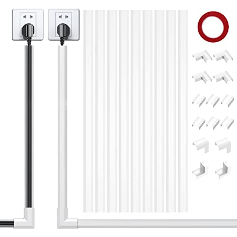 オーム電機 配線モール 1号 木目 オーク 1m テープ付き 1本 DZ-MMT11-WK 1個