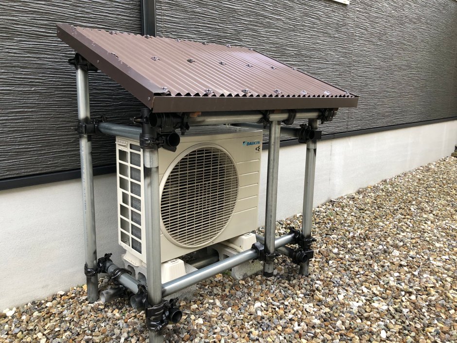 ☆∧,∧ о´◕ω◕`о この室外機の架台って、針金で固定する際- Yahoo!知恵袋