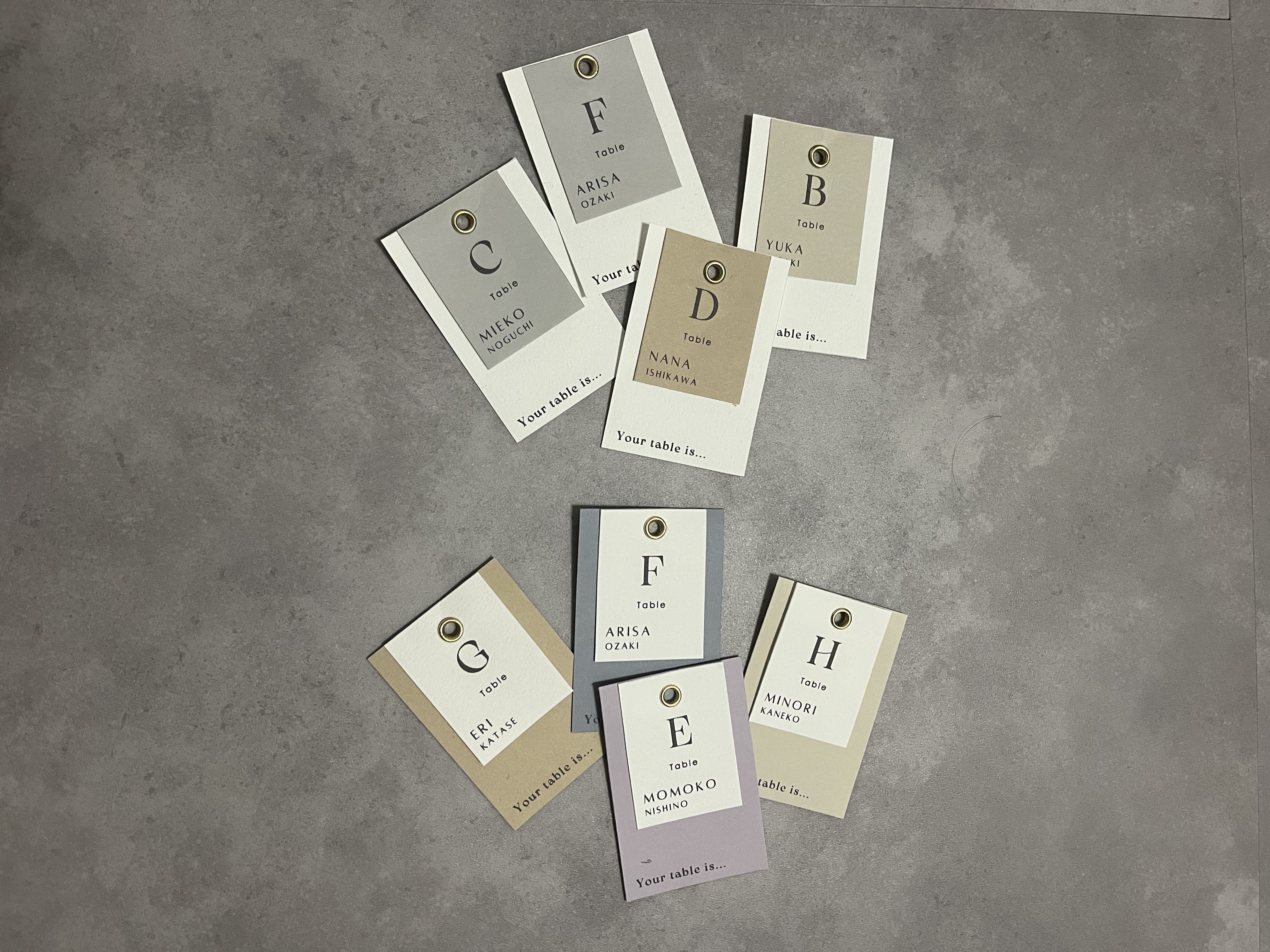 エスコートカードを自作してみよう！テンプレートも販売しています 花嫁DIY