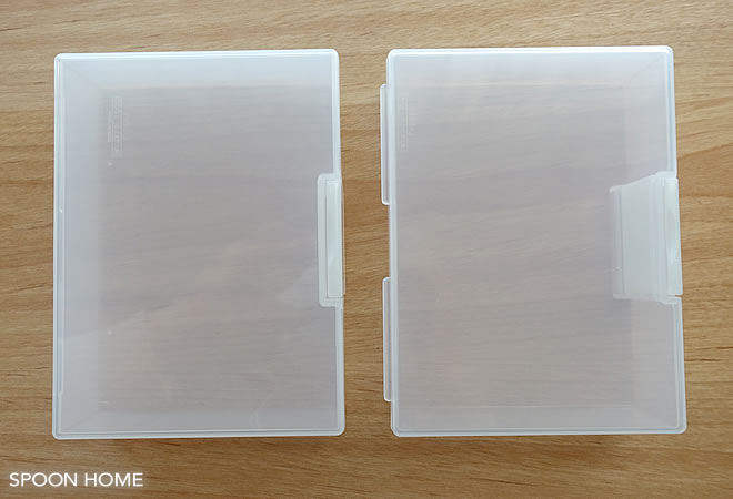 ハガキケースの意外な活用法💡, セリアの「ハガキケース」の, 意外な活用方法を4つご紹介🧚🏻‍♀️,程よい大きさと厚みでとっても使いやすいんです✨, 詳しくは動画をチェック✅, 他にも活用方法があったらコメントで教えてね💬,ハガキケース活用方法便利グッズ意外な使い道収納方法収納術seriaセリア100均暮らしの知恵ライフハック