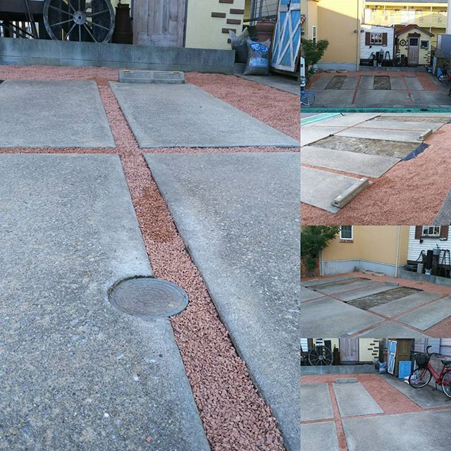 レンガチップ敷き駐車場① - 最新情報とブログ