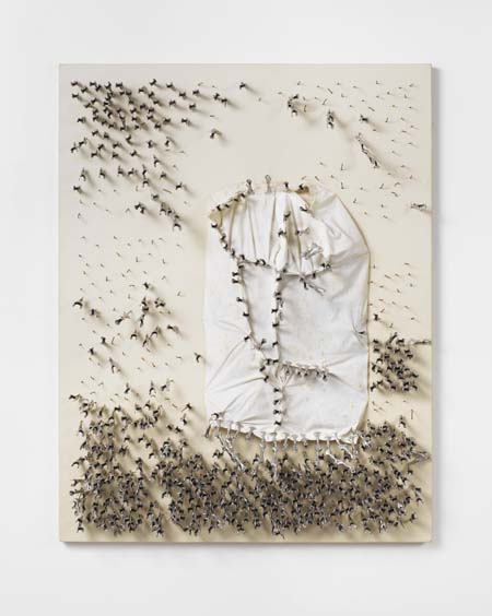 中西夏之 韻 洗濯バサミは攪拌行動を主張する 擦れ違い 遠のく紫近づく白斑中西夏之 Nakanishi Natsuyuki