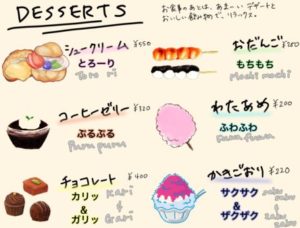 メニュー書き方」の検索結果