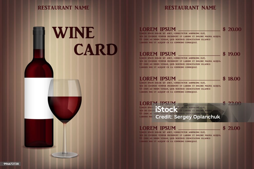 ワイン メニューのベクトル - 無料の高品質ベクトルを Freepik からダウンロードFreepik