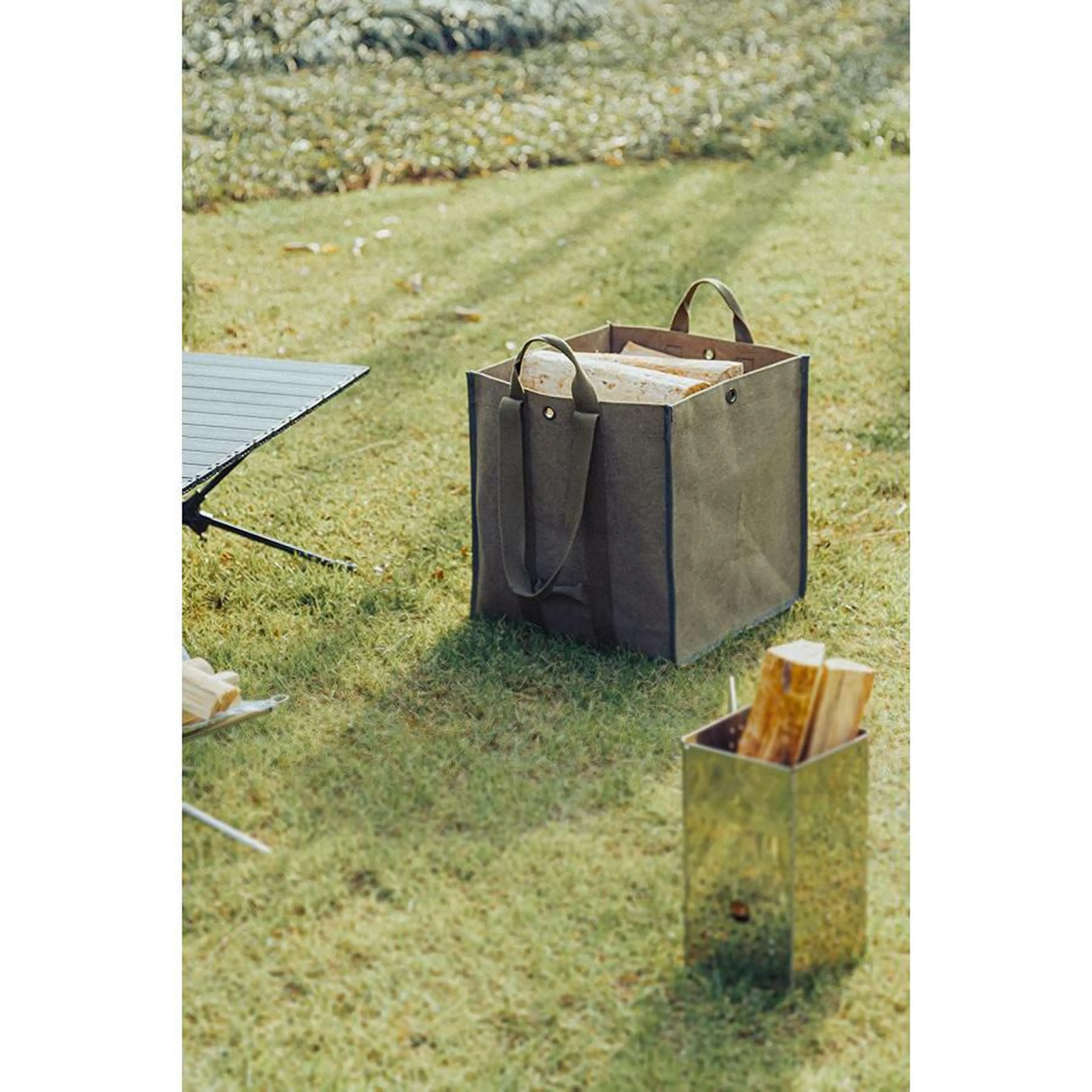 キャンプの「薪の入れ物」７品 ～ 失敗を重ねた結果 オススメは３品魅惑のキャンプ