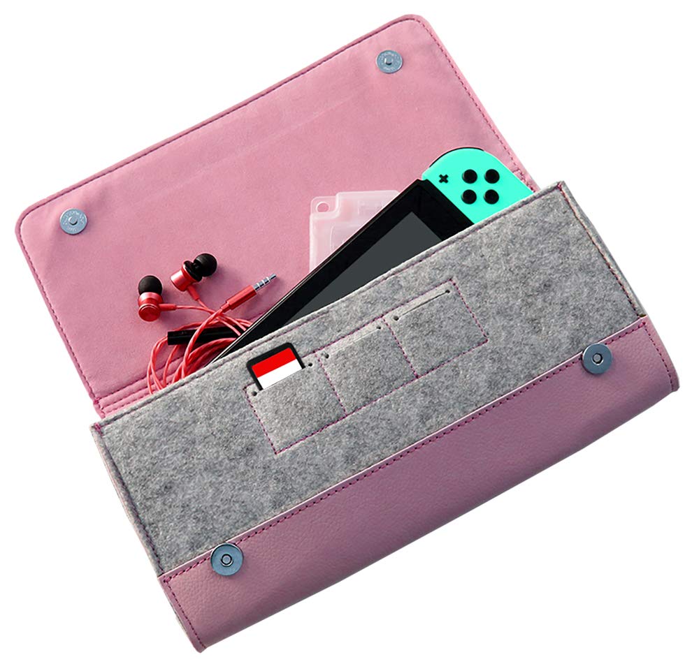 中古 ALLONE アローンNintendo Switch 用 フェルトポーチUnipo おしゃれ かわいい 耐衝撃 コンパクト 軽量ポケット 日本メーカー MT ミント Switch用EVAカラーポーチUnipo Q-LiA クマ ALG-NSUQLK株式会社アローン