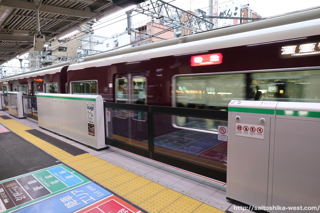 阪神電気鉄道のホームドア：大阪梅田駅の仕様YCS-info