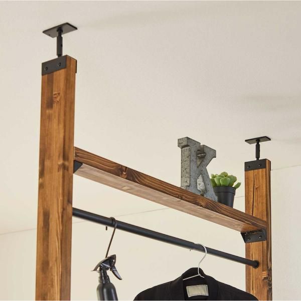 Amazon平安伸銅工業 LABRICO 最大使用荷重40kg 浮かせる家具強力ブラケット 2本用 本体4個・ねじ付き ホワイト FXO-23棚受