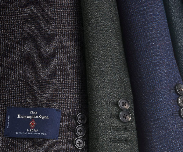 ゼニア 生地 仮縫付フルオーダージャケット＆パンツゼニア認定の仮縫付フルオーダースーツ GINZA SAKAEYA