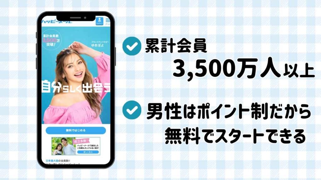 ハッピーメールの口コミや評判は悪い？実際に使ってみた真実をレビュー評価マッチLiFe