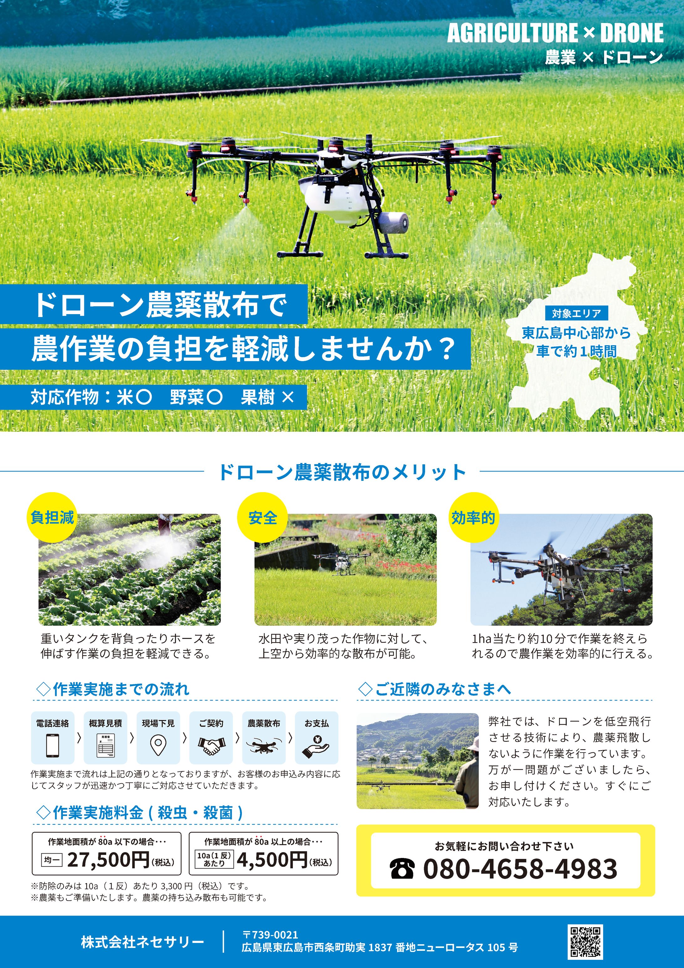 ドローンのメリット」についての資料を作成しました秋田スカイテック株式会社