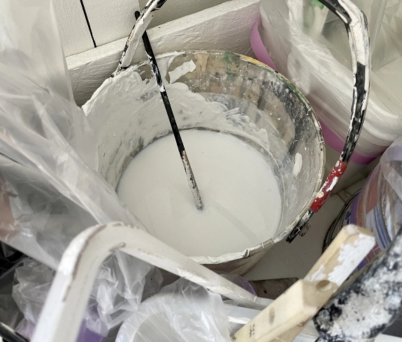 塗料缶鉄リサイクルの山下商店