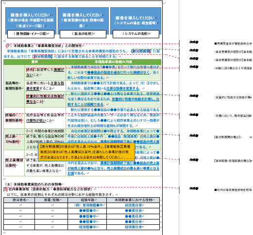 ものづくり補助金 事業計画書 採択案件サンプル2件