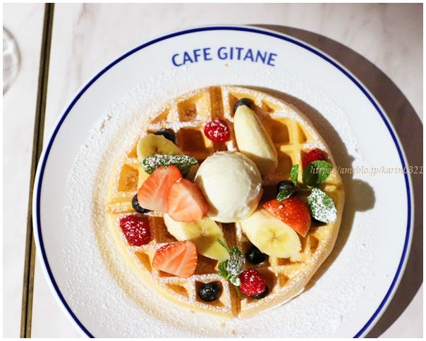 恵比寿CAFE GITANE カフェ・ジタン アメリカンスタイルブレックファスト : パンケーキ部 PANCAKE CLUB