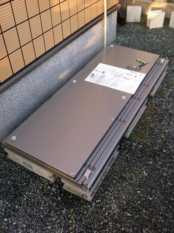 物置の設置方法❤ シマーヌのお庭リフォーム２ココガーデンエクステリア