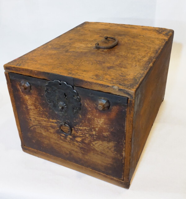 ふるさと納税 P741-02 Design Labo i 木製金庫 道具箱オーク福岡県うきは市