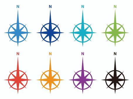 方位マーク 法面 床ハッチ平面図