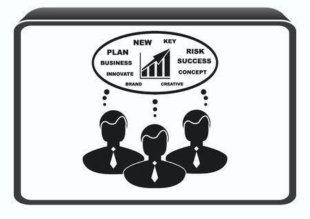 戦略の概念のアイコン。ベクトル イラストのイラスト素材・ベクター Image 27733504