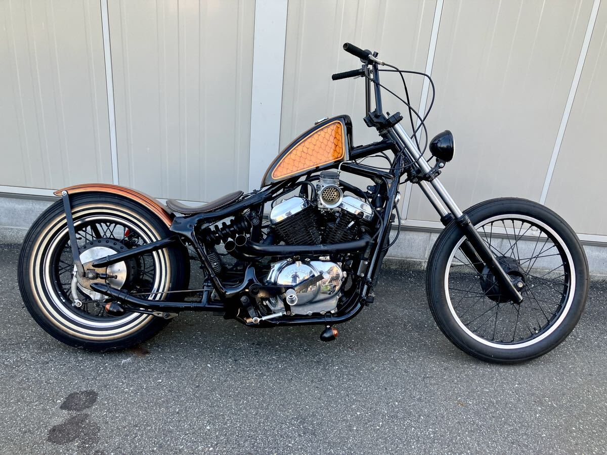 スティード400 スティード400 カスタム チョッパー ファクション