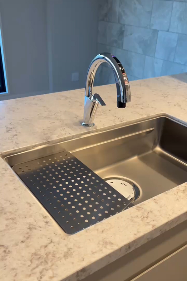 リシェルsi ハイブリッドクウォーツシンクステンレスラック